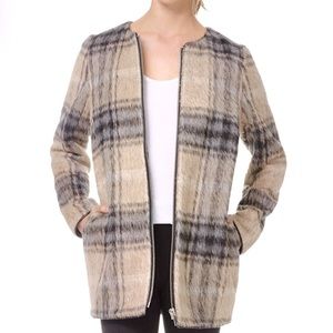 Aritzia Wilfred Laboratoire Plaid Jacket